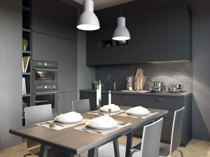 kitchen ikea kungsbacka Model 3D