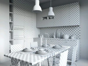 cozinha ikea kungsbacka Modelo 3D