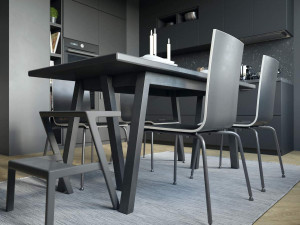 kitchen ikea kungsbacka Model 3D