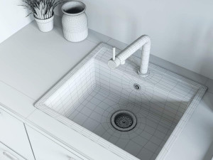 kitchen ikea kungsbacka Model 3D