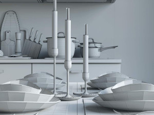 kitchen ikea kungsbacka Model 3D