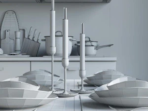 cozinha ikea kungsbacka Modelo 3D