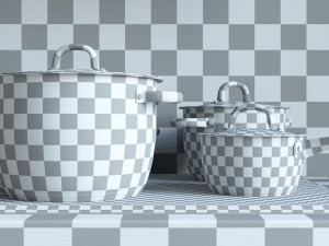 kitchen ikea kungsbacka Model 3D