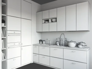 kitchen ikea kungsbacka 3D Model