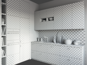 kitchen ikea kungsbacka Modelo 3D