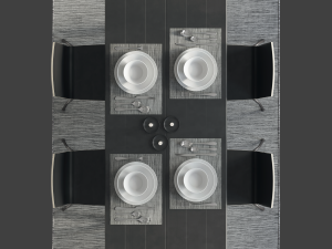 table riggestad and chair martin by ikea 3D-Modell
