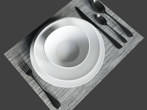 table riggestad and chair martin by ikea 3D-Modell