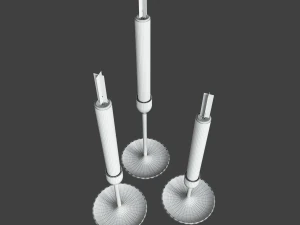 table riggestad and chair martin by ikea 3D Model