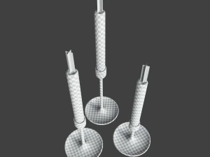 table riggestad and chair martin by ikea 3D Model