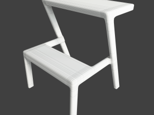 table riggestad and chair martin by ikea 3D-Modell