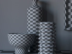 commode black is black by aster 3D Model