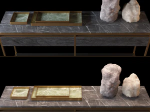 consoles e banner de mesa de centro por visionnaire Modelo 3D