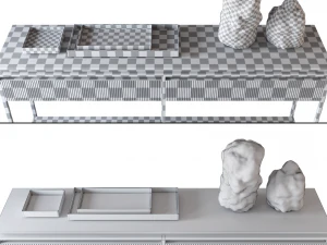 consoles e banner de mesa de centro por visionnaire Modelo 3D