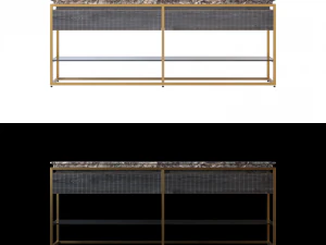 consoles e banner de mesa de centro por visionnaire Modelo 3D