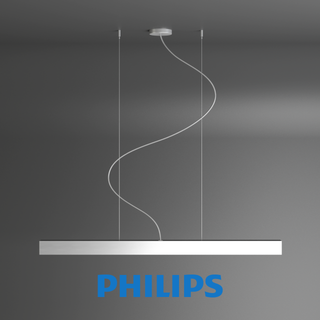 lamp pendants aluminium 1x28w philips 3D Model .c4d .max .obj .3ds .fbx .stl .blend 