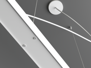 lamp pendants aluminium 1x28w philips 3D Model