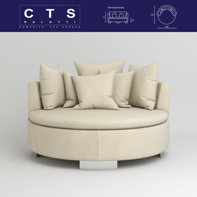 coach egeo cts salotti 3D 模型 .c4d .max .obj .3ds .fbx .stl .blend 