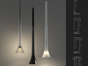 sissi pendant light 3D-Modell