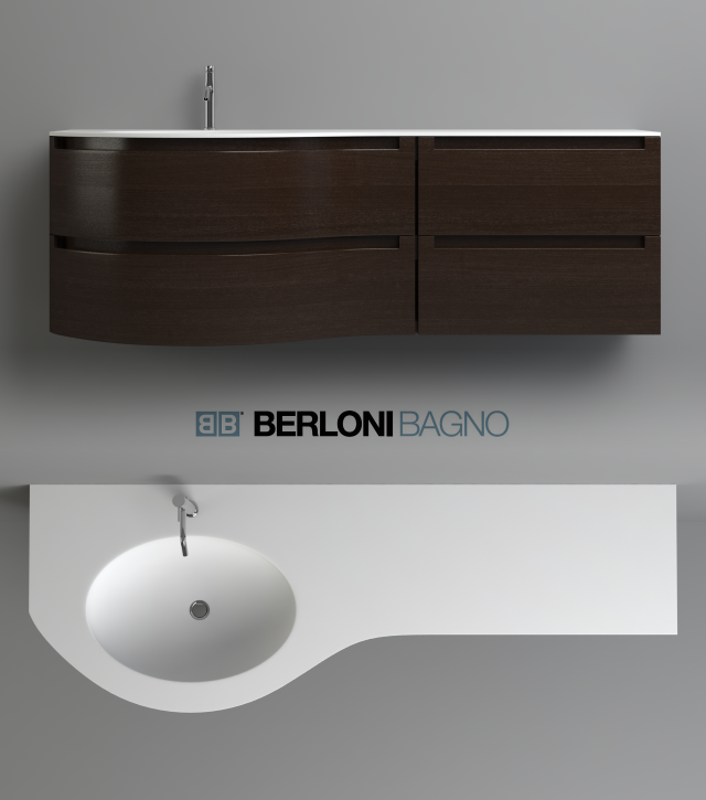 berloni bagno memphis 3D Model .c4d .max .obj .3ds .fbx .stl .blend 
