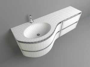 berloni bagno memphis Modello 3D