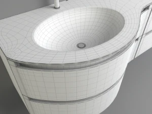 berloni bagno memphis Modello 3D