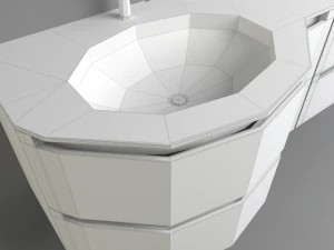 berloni bagno memphis Modello 3D