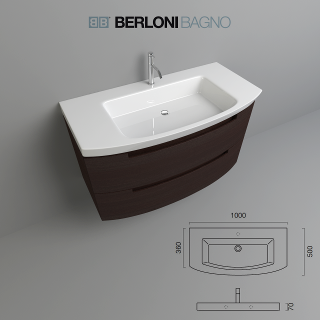 berloni bagno moon Model 3D .c4d .max .obj .3ds .fbx .stl .blend 