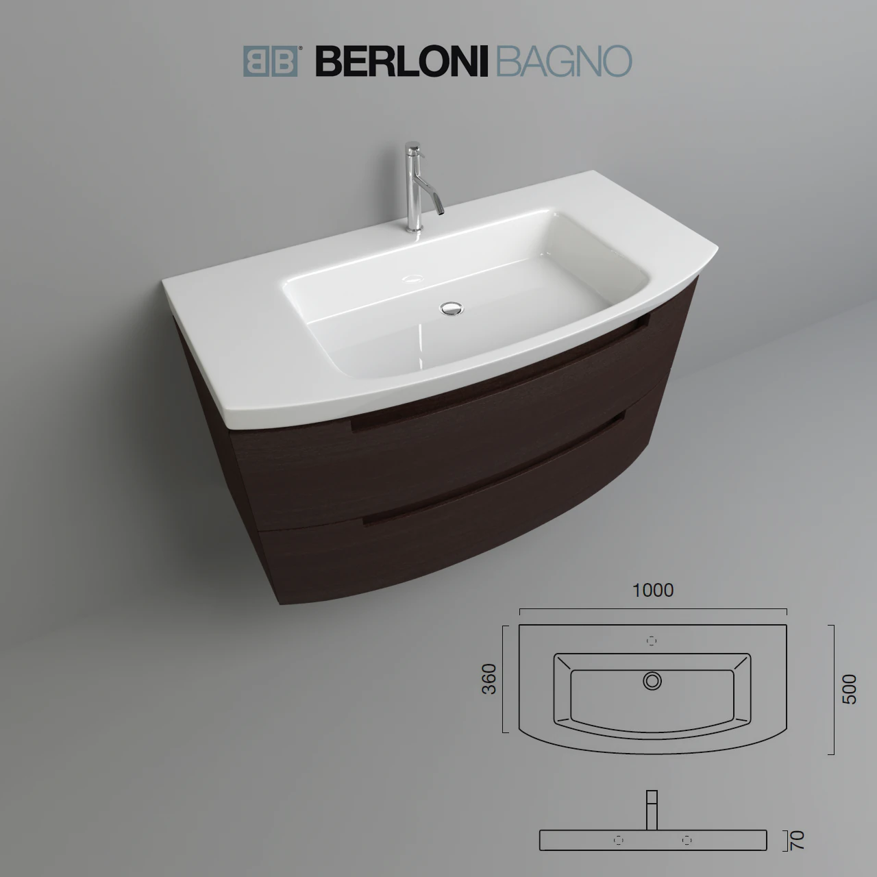 Berloni Bagno Luna Modello 3D .c4d .max .obj .3ds .fbx .stl .blend 