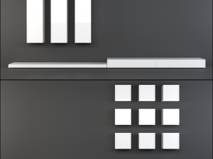 storage system inbox from calligaris Modèle 3D