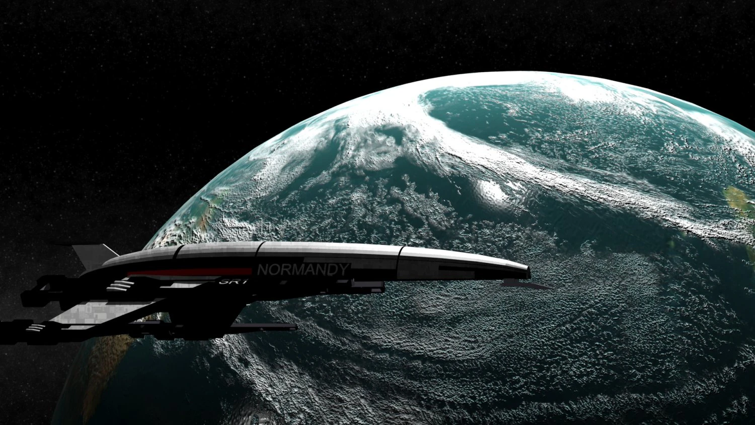 normandy sr1 3D Model .c4d .max .obj .3ds .fbx .stl .blend 
