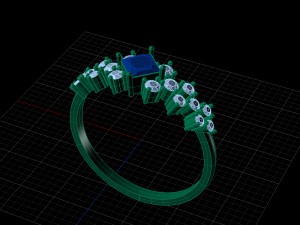 ring model 3D मॉडल
