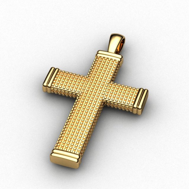 cross pendent 3D 模型 .c4d .max .obj .3ds .fbx .stl .blend 