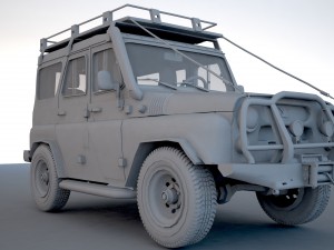 Uaz hunter 3D Модель