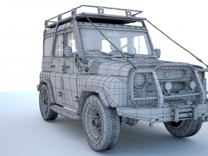 Uaz hunter Modelo 3D