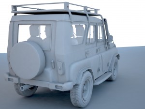 Uaz hunter Modelo 3D