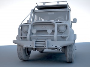Uaz hunter Modelo 3D