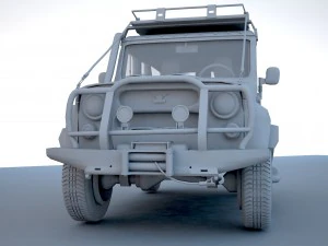 Uaz hunter 3D Model