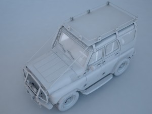 Uaz hunter Modelo 3D