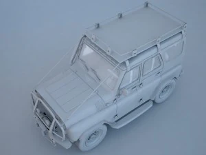 Uaz hunter 3D Model