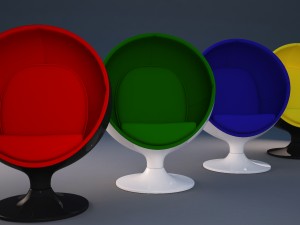 ball chair Model 3D