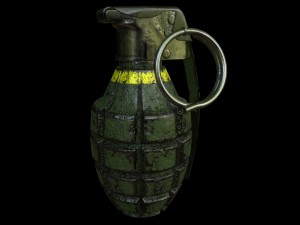 Mk2 grenade Modelo 3D