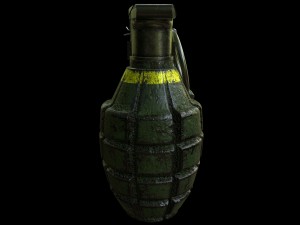 Mk2 grenade 3D Модель