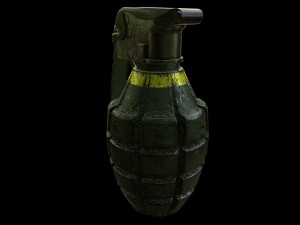 Mk2 grenade 3D Модель