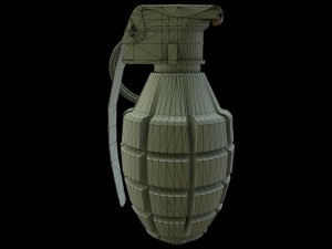 Mk2 grenade 3D Модель