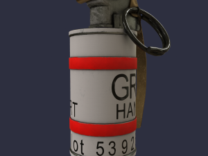 Smoke grenade 3Dモデル