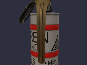 Smoke grenade 3Dモデル
