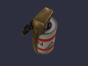Smoke grenade 3Dモデル