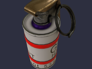 Smoke grenade 3Dモデル