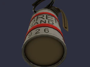 Smoke grenade 3D Model