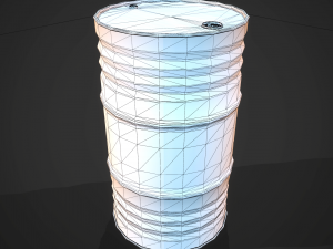 Barrels castrol pbr 3D 模型